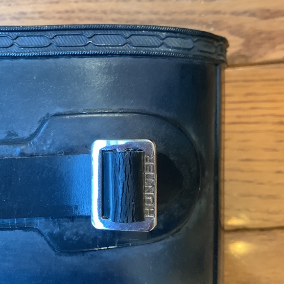 Hunter Original Tall Glossy Navy Rain Boot - Picture 7 of 12